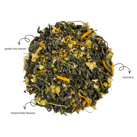 Green Tea with Chamomile & Turmeric
