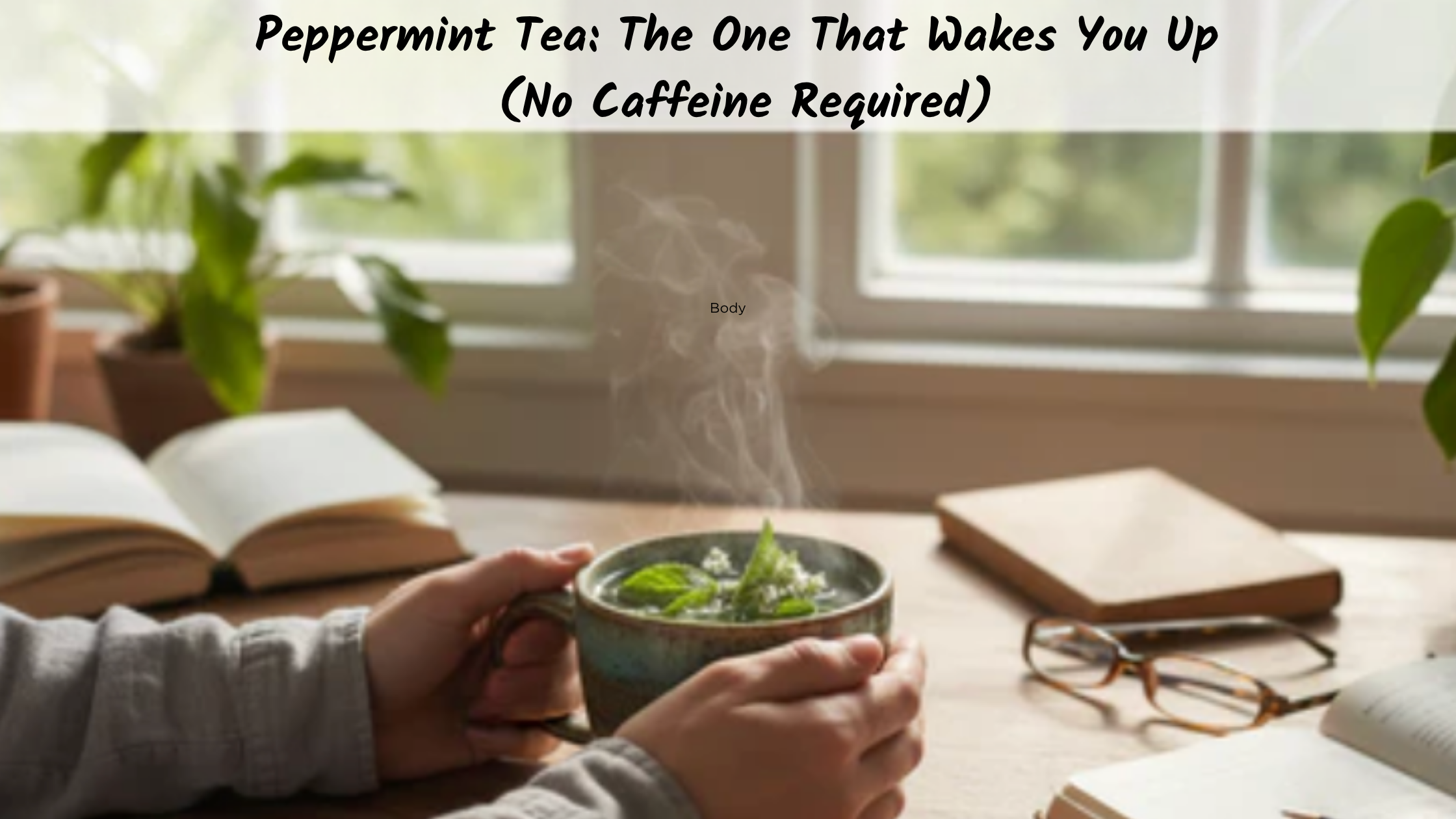 Peppermint Tea: The One That Wakes You Up (No Caffeine Required)