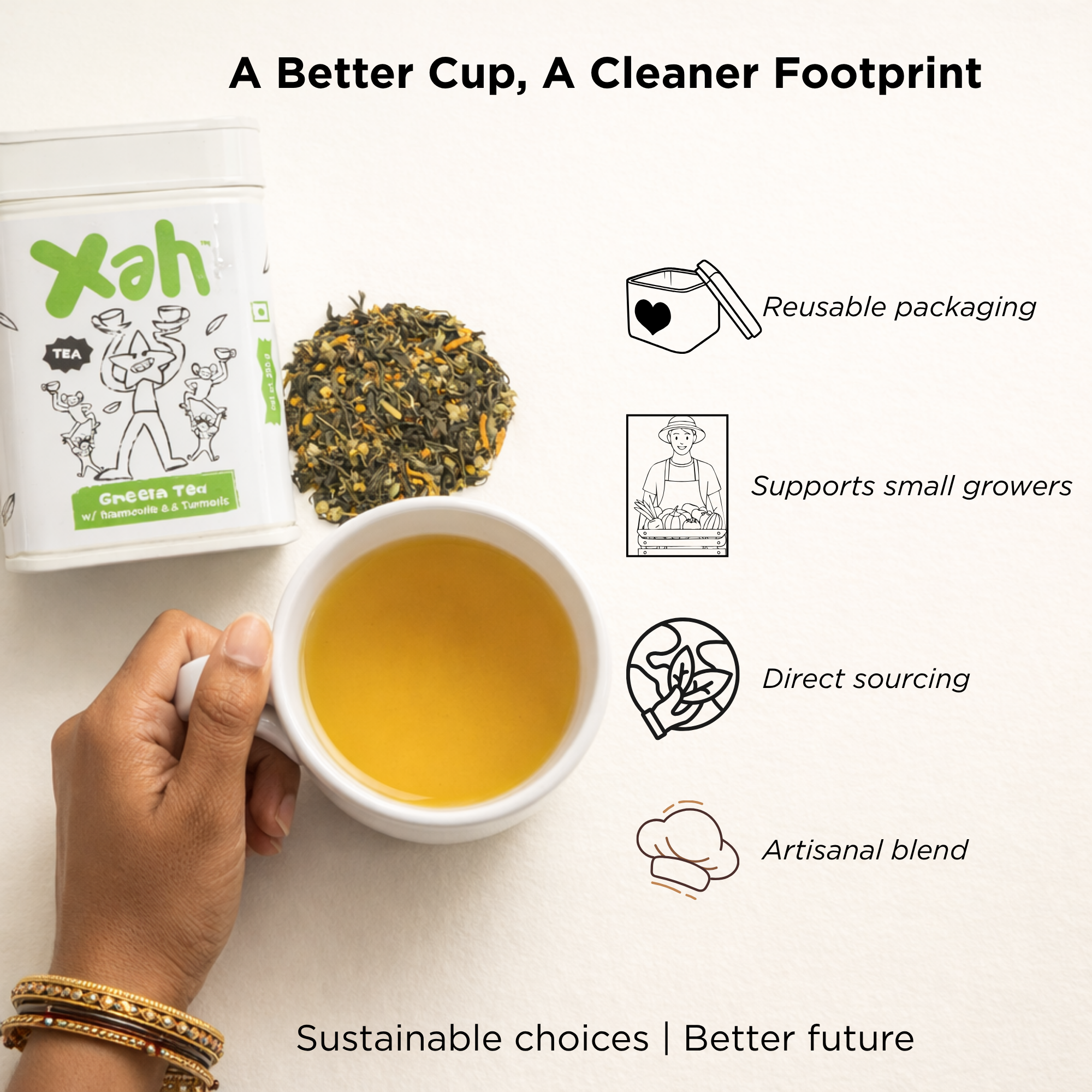 Green Tea with Chamomile & Turmeric