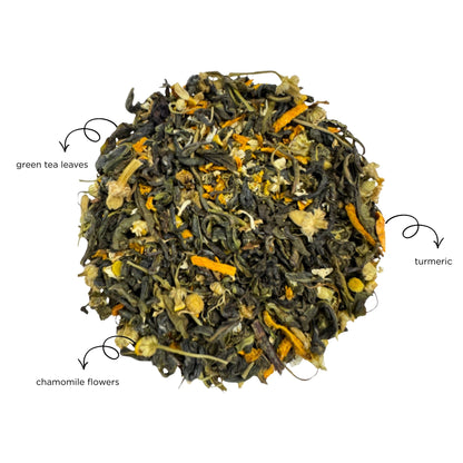 Green Tea with Chamomile & Turmeric