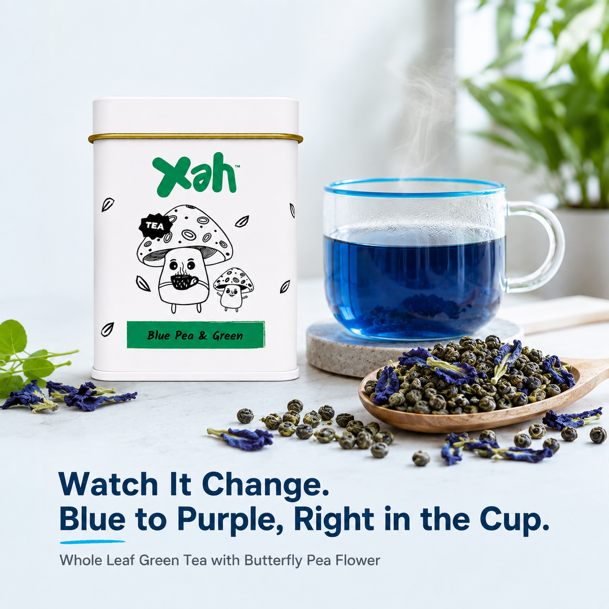 Mood Ring - Blue Pea & Green Tea