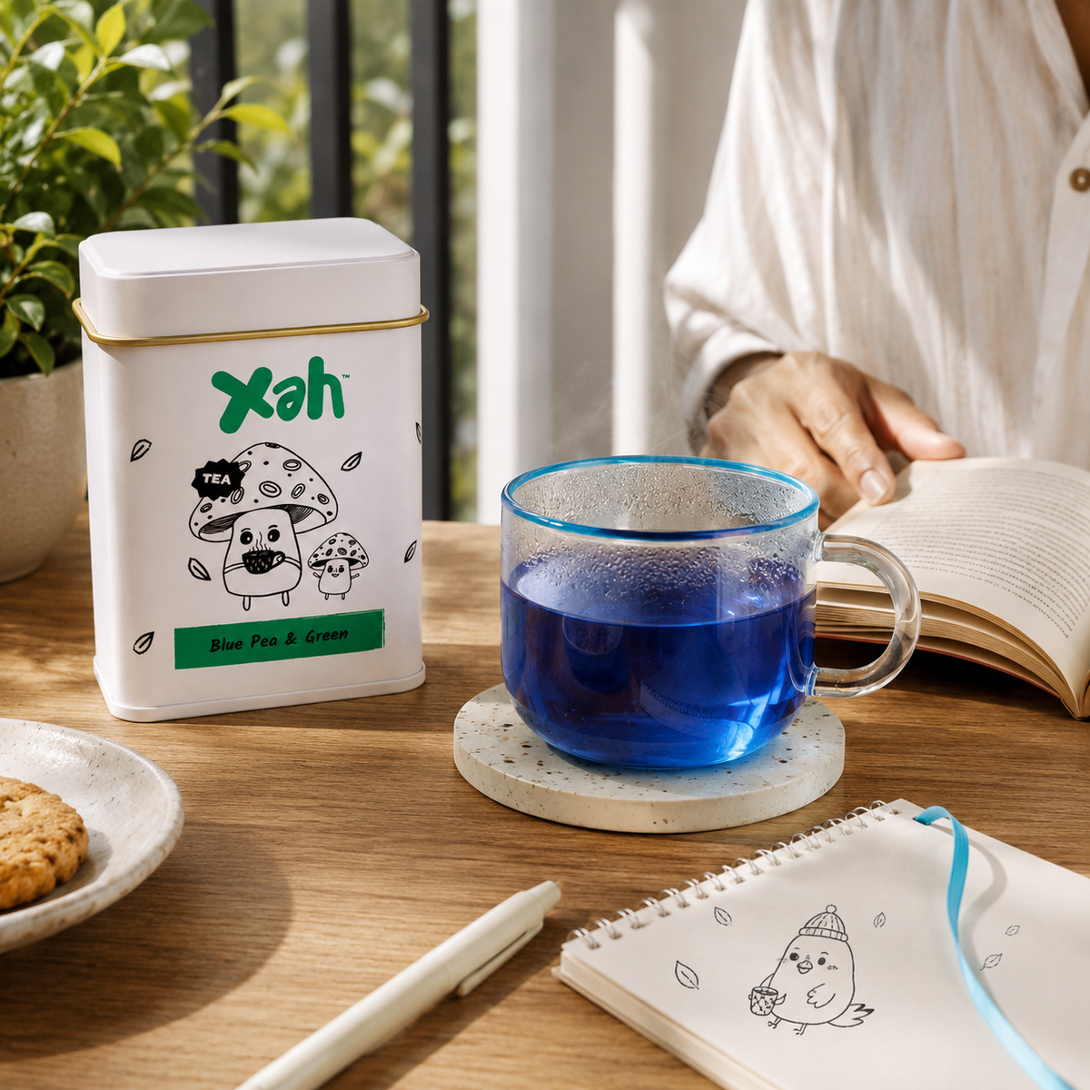 Mood Ring - Blue Pea & Green Tea
