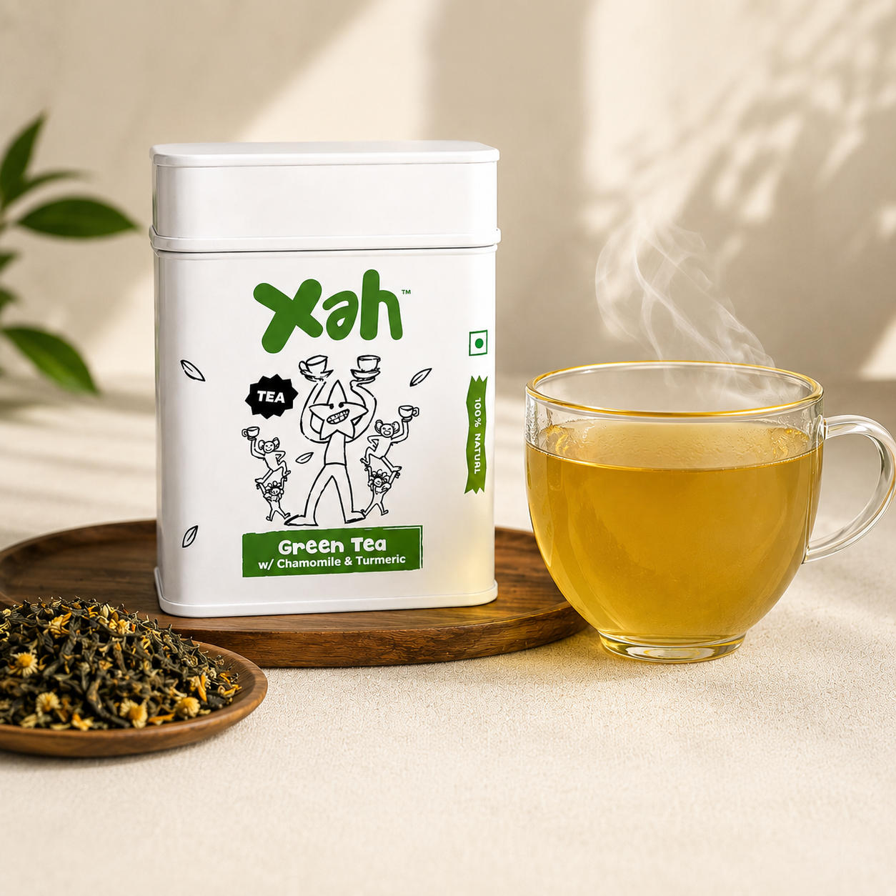 Green Tea with Chamomile & Turmeric