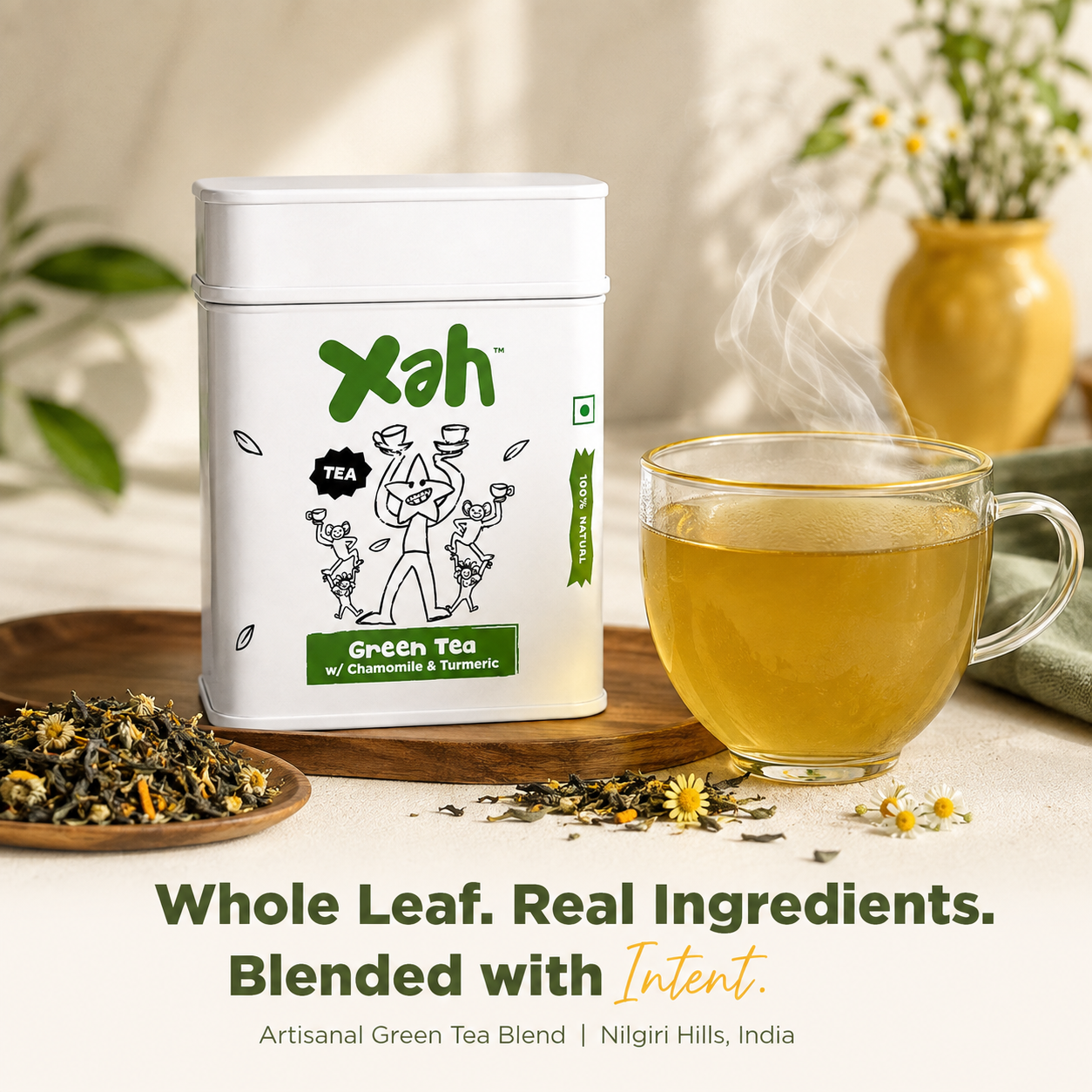 Green Tea with Chamomile & Turmeric