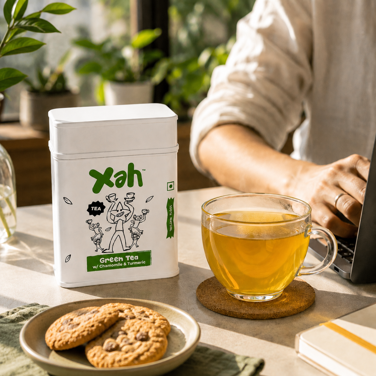 Green Tea with Chamomile & Turmeric