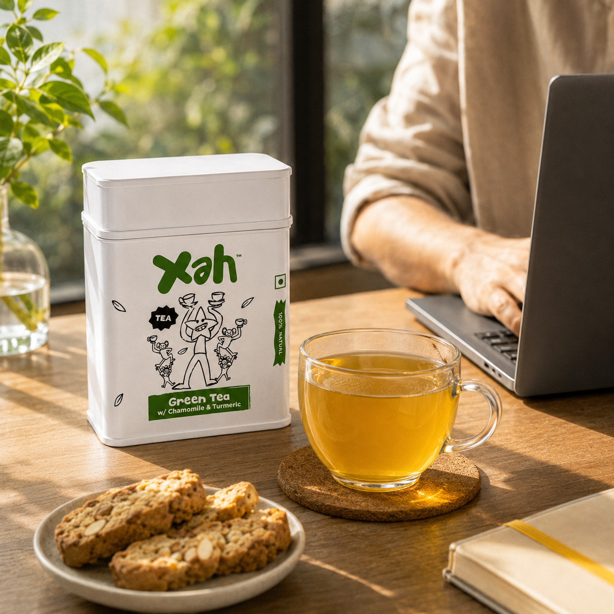 Green Tea with Chamomile & Turmeric