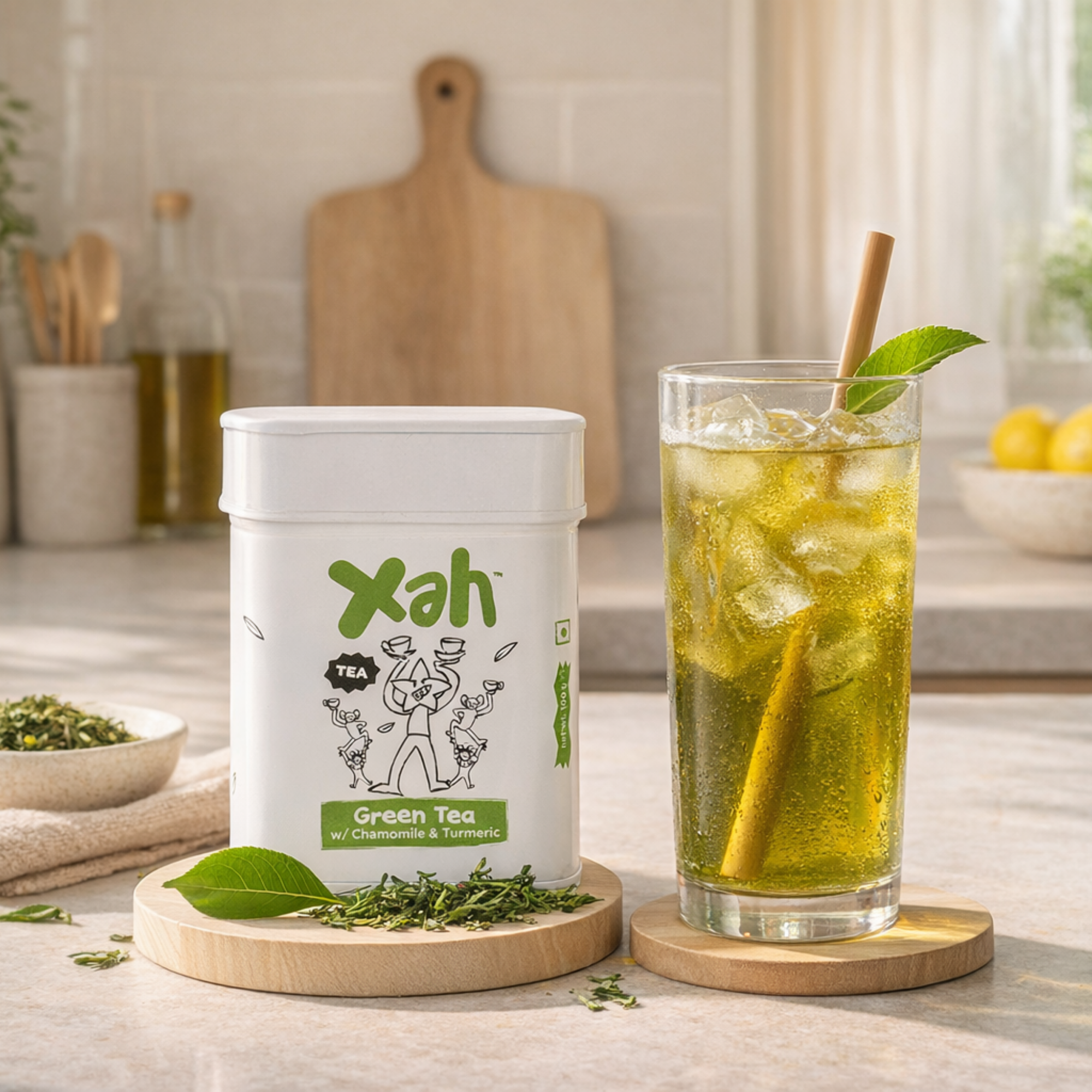 Green Tea with Chamomile & Turmeric